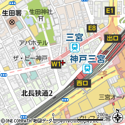 串乃家 神戸本店周辺の地図