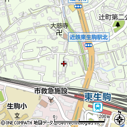 奈良県生駒市辻町780周辺の地図
