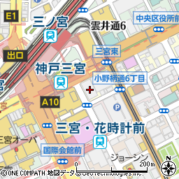 三井住友信託銀行神戸支店周辺の地図