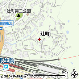 奈良県生駒市辻町723-27周辺の地図