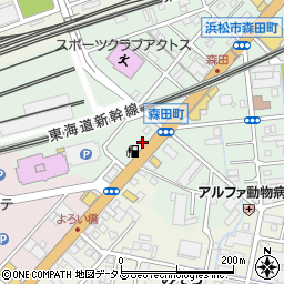 静岡県浜松市中央区森田町213周辺の地図