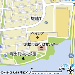 ベイシアフードセンター浜松雄踏店周辺の地図