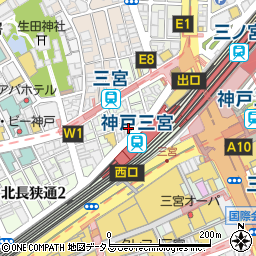 どうとんぼり神座 サンキタ通り店周辺の地図