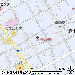 静岡県菊川市赤土1130-1周辺の地図
