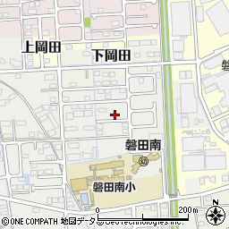 静岡県磐田市千手堂1056-10周辺の地図