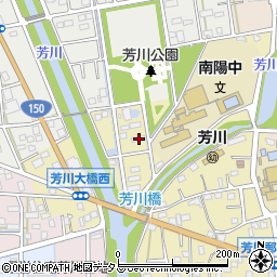 静岡県浜松市中央区芳川町55周辺の地図
