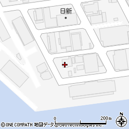 中外海運倉庫株式会社　摩耶倉庫周辺の地図