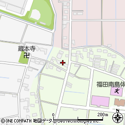 静岡県磐田市南島261周辺の地図