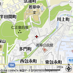 奈良県奈良市川上町564-19周辺の地図