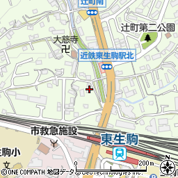 奈良県生駒市辻町788-3周辺の地図