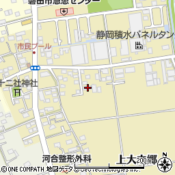 静岡県磐田市上大之郷101周辺の地図