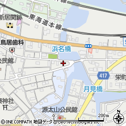 静岡県湖西市新居町新居897周辺の地図