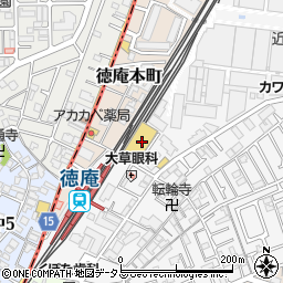 ちゃんこ・焼肉 朝潮 徳庵店周辺の地図
