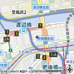 コンラッド大阪周辺の地図