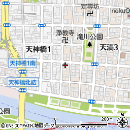 大阪府大阪市北区天満4丁目4-10周辺の地図