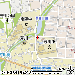 静岡県浜松市中央区芳川町202周辺の地図