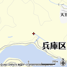 兵庫県神戸市兵庫区烏原町西所周辺の地図