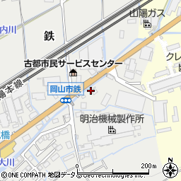 岡山県岡山市東区鉄145周辺の地図