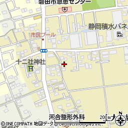 静岡県磐田市上大之郷413周辺の地図
