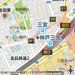 KOBE STEAK Tsubasa 本店周辺の地図