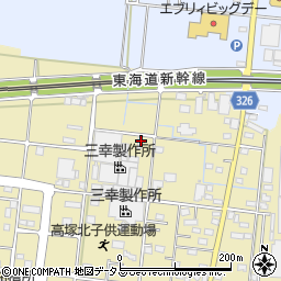 静岡県浜松市中央区高塚町592周辺の地図
