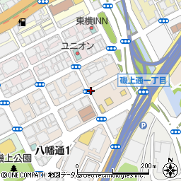 兵庫県神戸市中央区磯上通周辺の地図