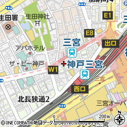 半兵ヱ三宮店周辺の地図