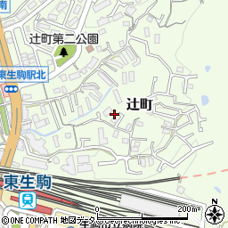 奈良県生駒市辻町723-37周辺の地図
