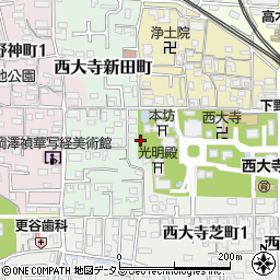 奈良県奈良市西大寺新田町6周辺の地図