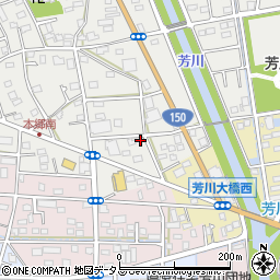 静岡県浜松市中央区本郷町393周辺の地図