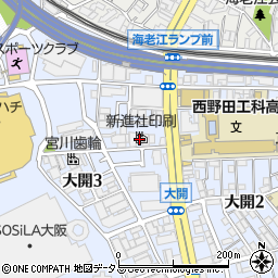 新進社印刷株式会社周辺の地図