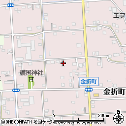 静岡県浜松市中央区金折町427周辺の地図