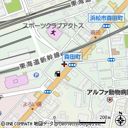 静岡県浜松市中央区森田町215周辺の地図