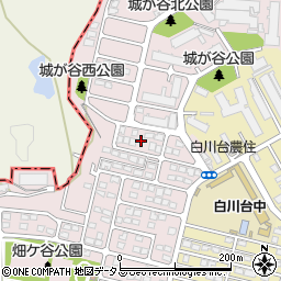 兵庫県神戸市須磨区北落合5丁目21周辺の地図