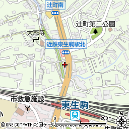 奈良県生駒市辻町754周辺の地図