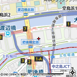 中国放送大阪支社周辺の地図