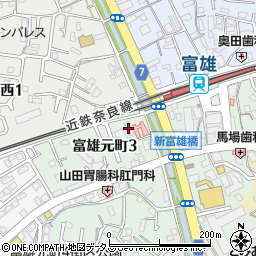近鉄ファシリティーズ株式会社　奈良支店周辺の地図