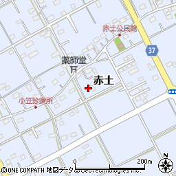静岡県菊川市赤土797周辺の地図