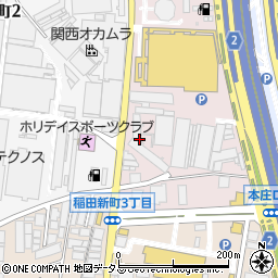 大阪府東大阪市稲田三島町周辺の地図