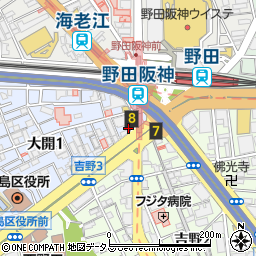 株式会社エイブル野田阪神店周辺の地図