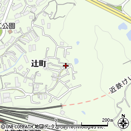 奈良県生駒市辻町991周辺の地図