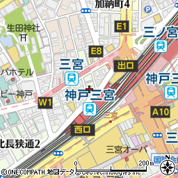 フレンチ酒場 TEO 神戸三宮周辺の地図
