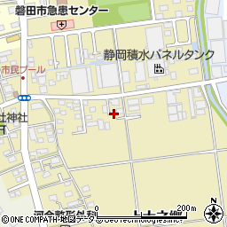 静岡県磐田市上大之郷106周辺の地図