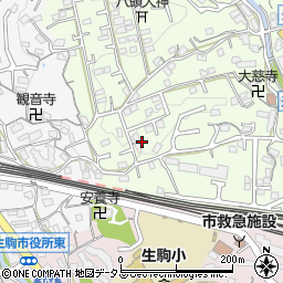 奈良県生駒市辻町857-11周辺の地図