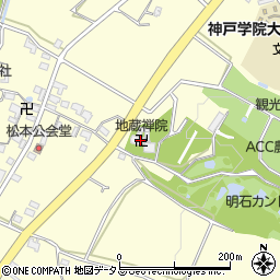 地蔵院周辺の地図