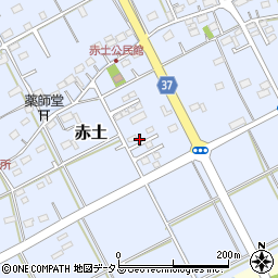 静岡県菊川市赤土573周辺の地図
