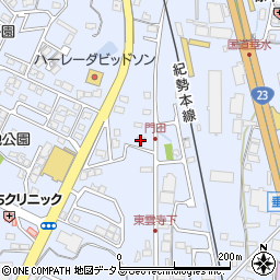 三重県津市垂水697-2周辺の地図
