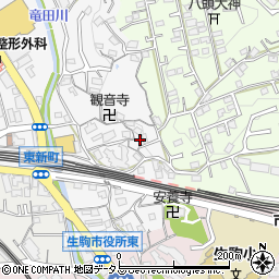 シティパレス２１生駒谷田町パート５周辺の地図
