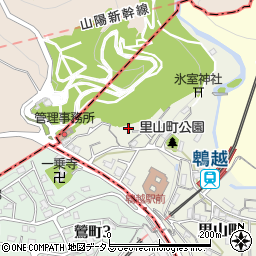兵庫県神戸市兵庫区里山町1-64周辺の地図