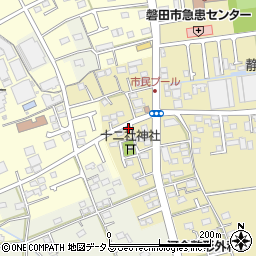 静岡県磐田市上大之郷362周辺の地図